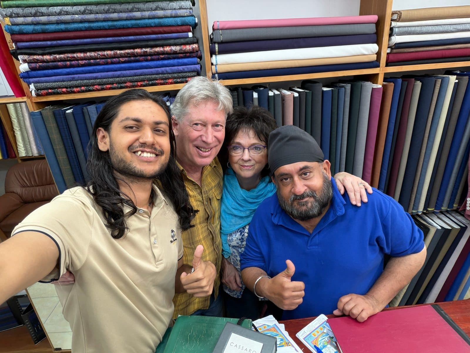 Client fitting photo